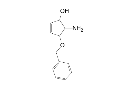 (1RS,2SR,3SR)-2-Amino-3-benzyloxycyclopent-4-enol