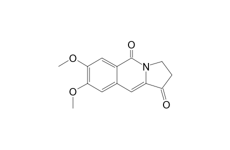 7, 8-Dimethoxy-2, 3-dihydropyrrolo [1, 2-b] isoquinoline-1, 5-dione