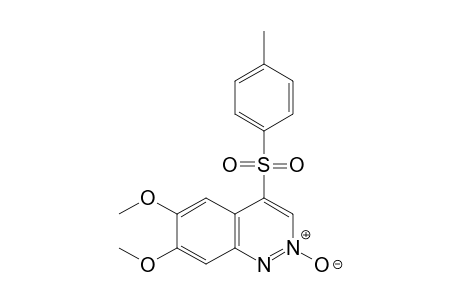 6,7-DIMETHOXY-4-(p-TOLYLSULFONYL)CINNOLINE, 2-OXIDE