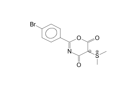 5-DIMETHYLSULPHONIO-2-(PARA-BROMOPHENYL)-4,6-DIOXO-1,3-OXAZIN-5-YDE