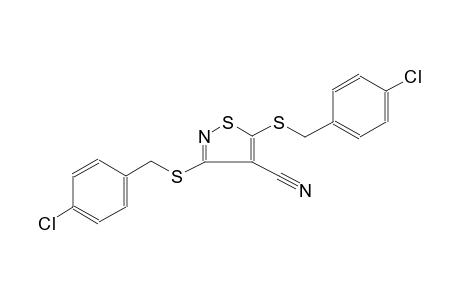 3,5-Bis[(4-chlorobenzyl)sulfanyl]-4-isothiazolecarbonitrile
