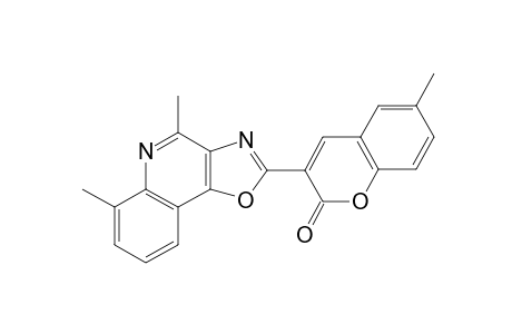 3-(4,6-DIMETHYLOXAZOLO[4,5-c]QUINOLIN-2-YL)-6-METHYLCOUMARIN