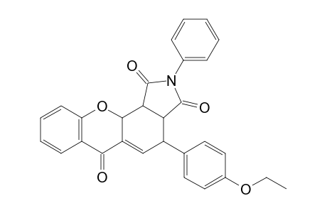 (exo / endo)-1,3-Dioxo-2-phenyl-4-(p-ethoxyphenyl)-3a,4,11a,11b-tetrahydropyrrolo[3,4-c]xanthone