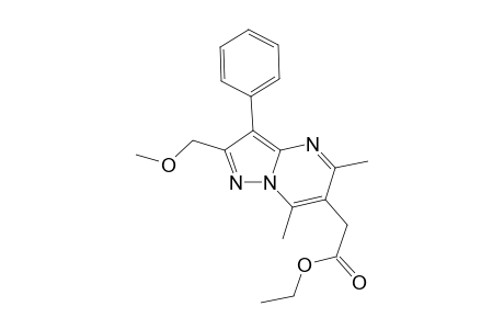 Ethyl 2-[2-(methoxymethyl)-5,7-dimethyl-3-phenylpyrazolo[1,5-a]pyrimidin-6-yl]acetate