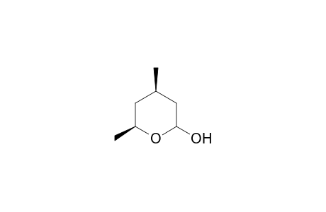(4R,6S)-4,6-dimethyl-2-oxanol