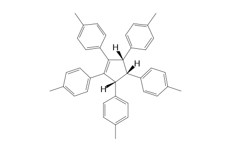 ALL-CIS-1,2,3,4,5-PENTAKIS-(4-METHYLPHENYL)-CYCLOPENTENE