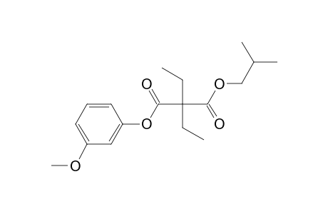 Diethylmalonic acid, isobutyl 3-methoxyphenyl ester