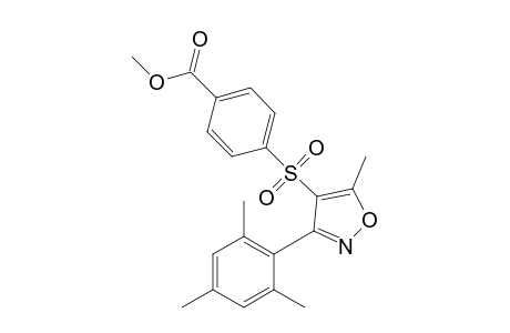 3-Msityl-4-[p-(methoxycarbonyl)benzenesulfonyl]-5-methyl-1,2-oxazole