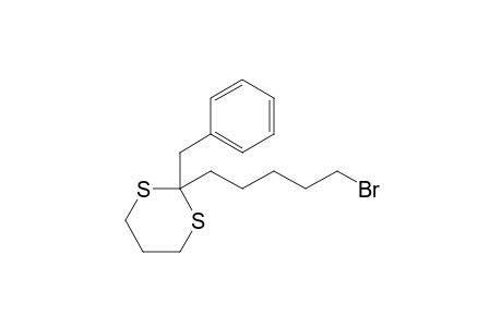 1,3-Dithiane, 2-(5-bromopentyl)-2-(phenylmethyl)-