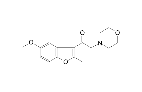1-(5-Methoxy-2-methyl-benzofuran-3-yl)-2-morpholin-4-yl-ethanone