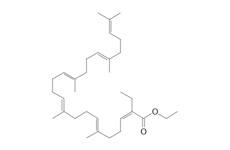 Ethyl (2Z,6E,10E,14E,18E)-2-ethyl-6,10,15,19,23-pentamethyl-tetracosa-2,6,10,14,18,22-hexaenoate