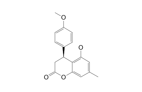 5-HYDROXY-7-METHYL-4-(4'-METHOXYPHENYL)-3,4-DIHYDROCOUMARIN