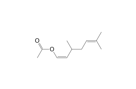 1,5-Heptadien-1-ol, 3,6-dimethyl-, acetate, (Z)-(.+-.)-