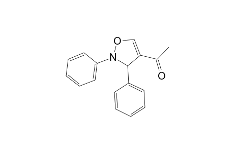 Ethanone, 1-(2,3-dihydro-2,3-diphenyl-4-isoxazolyl)-