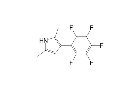 2,5-dimethyl-3-(2,3,4,5,6-pentafluorophenyl)-1H-pyrrole