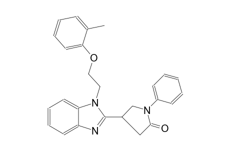 2-pyrrolidinone, 4-[1-[2-(2-methylphenoxy)ethyl]-1H-benzimidazol-2-yl]-1-phenyl-