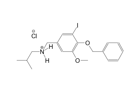 N-[4-(benzyloxy)-3-iodo-5-methoxybenzyl]-2-methyl-1-propanaminium chloride