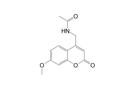 7-Methoxy-4-[(N-acetylamino)methyl]-coumarin