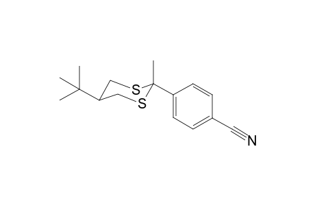 4-(5-tert-butyl-2-methyl-1,3-dithian-2-yl)benzenecarbonitrile