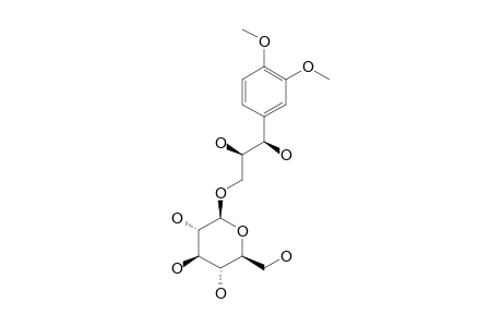 (1'R,2'R)-4-O-METHYLGUAIACYL-GLYCEROL-3'-O-BETA-D-GLUCOPYRANOSIDE