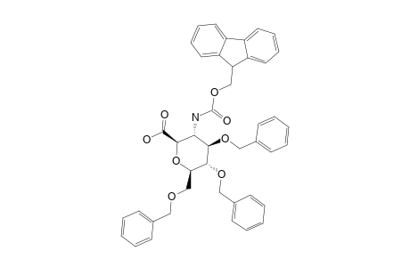 3-[(9-FLUORENYLMETHOXYCARBONYL)-AMINO]-2,6-ANHYDRO-4,5,7-TRI-O-BENZYL-3-DEOXY-D-GLYCERO-D-GULO-HEPTONIC-ACID