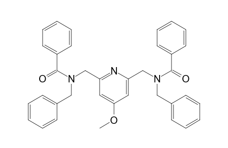 N-[[4-methoxy-6-[[phenylcarbonyl-(phenylmethyl)amino]methyl]pyridin-2-yl]methyl]-N-(phenylmethyl)benzamide