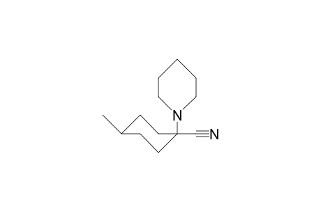 cis-4-Methyl-1(R)-piperidino-cyclohexanenitrile