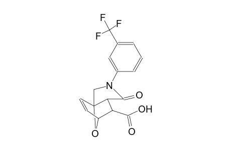 4-oxo-3-[3-(trifluoromethyl)phenyl]-10-oxa-3-azatricyclo[5.2.1.0~1,5~]dec-8-ene-6-carboxylic acid