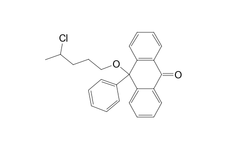 9(10H)-Anthracenone, 10-[(4-chloropentyl)oxy]-10-phenyl-