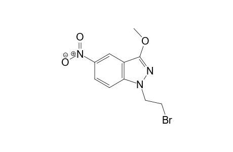 2-(3-Methoxy-5-nitro-1H-indazol-1-yl)ethyl bromide