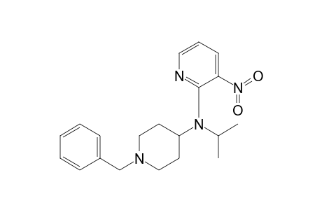 1-Benzyl-4-[N-(1-methylethyl)-N-(3-nitro-2-pyridinyl)amino]piperidine