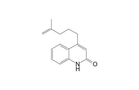 4-(4-Methylpent-4-en-1-yl)quinol-2(1H)-one