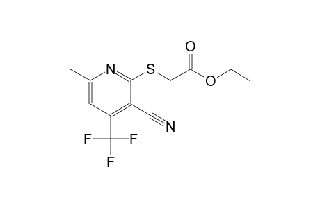 acetic acid, [[3-cyano-6-methyl-4-(trifluoromethyl)-2-pyridinyl]thio]-, ethyl ester