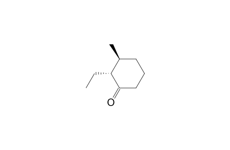 (2R,3S)-2-ethyl-3-methyl-1-cyclohexanone