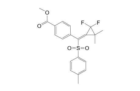 Methyl 4-[(2,2-difluoro-3,3-dimethylcyclopropylidene)(tolyl-4-sulfonyl)methyl]benzoate