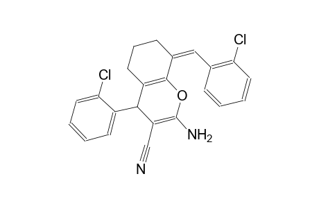 (8Z)-2-amino-8-(2-chlorobenzylidene)-4-(2-chlorophenyl)-5,6,7,8-tetrahydro-4H-chromene-3-carbonitrile
