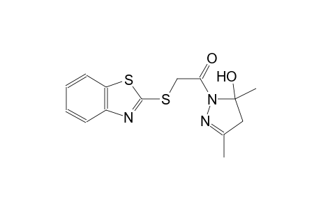 1H-pyrazol-5-ol, 1-[(2-benzothiazolylthio)acetyl]-4,5-dihydro-3,5-dimethyl-