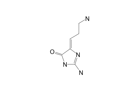 2-AMINO-5-(3-AMINOPROPYLIDENE)-1H-IMIDAZOLIN-4-ONE