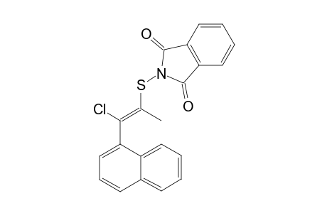 1-Chloro-1-(1-naphthyl)-2-pthtalimidesulphenylpropene