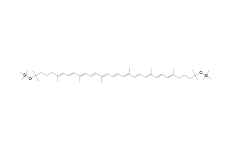 .psi.,.psi.-Carotene, 1,1',2,2'-tetrahydro-1,1'-bis[(trimethylsilyl)oxy]-