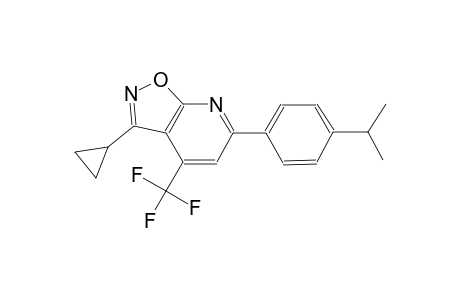 isoxazolo[5,4-b]pyridine, 3-cyclopropyl-6-[4-(1-methylethyl)phenyl]-4-(trifluoromethyl)-
