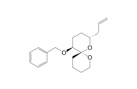 (2R*,5S*,6S*)-2-(PROP-2'-ENYL)-5-BENZYLOXY-1,7-DIOXASPIRO-[5.5]-UNDECAN