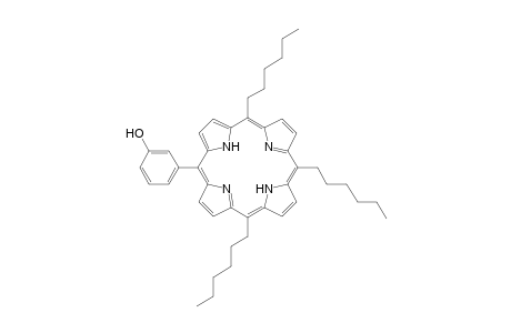 5,10,15-Trihexyl-20-(3-hydroxyphenyl)porphyrin
