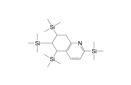 Quinoline, 5,6,7,8-tetrahydro-2,5,6,7-tetrakis(trimethylsilyl)-, (5.alpha.,6.beta.,7.alpha.)-