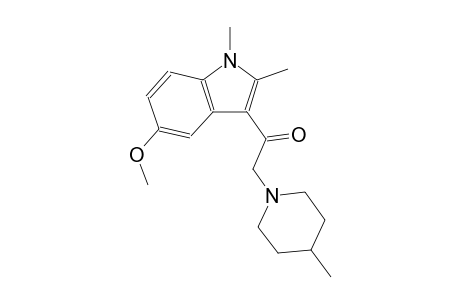 1-(5-methoxy-1,2-dimethyl-1H-indol-3-yl)-2-(4-methyl-1-piperidinyl)ethanone