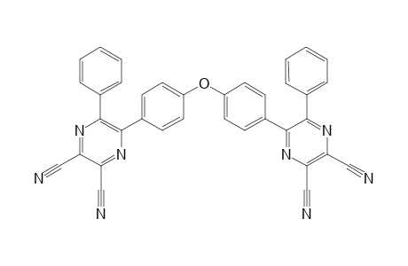 5-[4-[4-(5,6-dicyano-3-phenyl-2-pyrazinyl)phenoxy]phenyl]-6-phenylpyrazine-2,3-dicarbonitrile