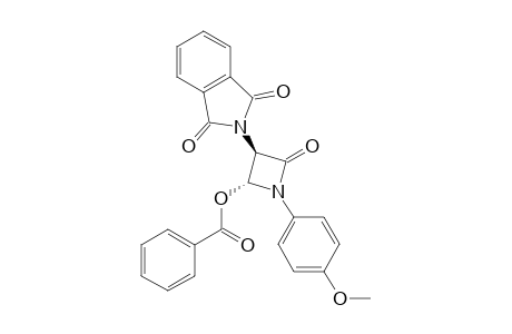 1H-Isoindole-1,3(2H)-dione, 2-[2-(benzoyloxy)-1-(4-methoxyphenyl)-4-oxo-3-azetidinyl]-, trans-
