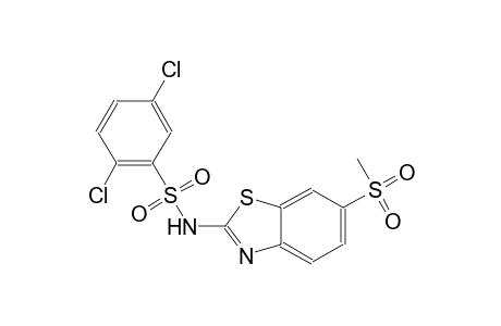 2,5-dichloro-N-[6-(methylsulfonyl)-1,3-benzothiazol-2-yl]benzenesulfonamide