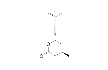 (+)-(3R,5S)-3,8-Dimethylnon-8-en-6-yn-5-olide