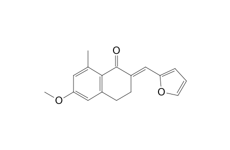 2-Furfurylidene-6-methoxy-8-methyl-3,4-dihydronaphthalen-1(2H)-one